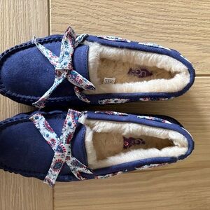 UGG Blue Cozy Lined Dakota Slippers